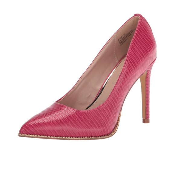 BCBG GENERATION HALLIX FLAMINGO PINK PUMPS - Picture 4 of 16